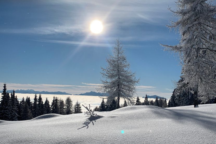Schneelandschaft in Kärnten